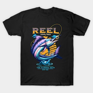 Reel Cool Dad The Florida Keys Father's Day Fishing T-Shirt